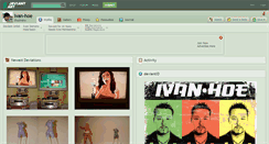 Desktop Screenshot of ivan-hoe.deviantart.com