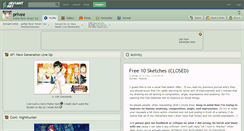 Desktop Screenshot of privee.deviantart.com