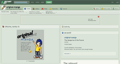 Desktop Screenshot of original-manga.deviantart.com