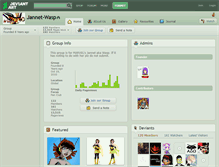 Tablet Screenshot of jannet-wasp.deviantart.com
