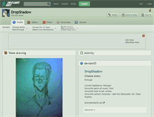 Tablet Screenshot of dropshadow.deviantart.com