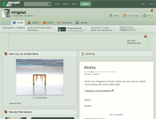 Tablet Screenshot of nimgalad.deviantart.com