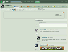 Tablet Screenshot of dmwcool1.deviantart.com