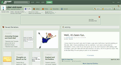 Desktop Screenshot of cyber-end-raven.deviantart.com