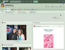 Tablet Screenshot of lurkerbunny.deviantart.com