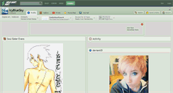 Desktop Screenshot of icybluesky.deviantart.com