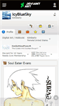 Mobile Screenshot of icybluesky.deviantart.com