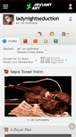 Mobile Screenshot of ladynightseduction.deviantart.com