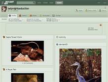 Tablet Screenshot of ladynightseduction.deviantart.com