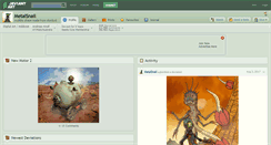 Desktop Screenshot of metalsnail.deviantart.com