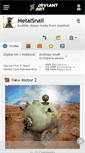 Mobile Screenshot of metalsnail.deviantart.com