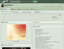 Tablet Screenshot of peterifranco.deviantart.com