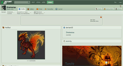 Desktop Screenshot of dremorax.deviantart.com