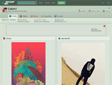 Tablet Screenshot of colors1.deviantart.com
