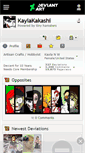 Mobile Screenshot of kaylakakashi.deviantart.com