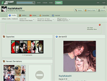 Tablet Screenshot of kaylakakashi.deviantart.com