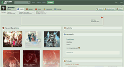 Desktop Screenshot of lennves.deviantart.com