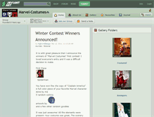 Tablet Screenshot of marvel-costumes.deviantart.com