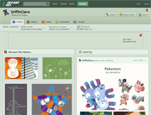 Tablet Screenshot of griffinclaws.deviantart.com