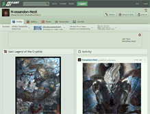 Tablet Screenshot of n-ossandon-nezt.deviantart.com