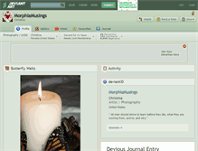 Tablet Screenshot of morphiamusings.deviantart.com