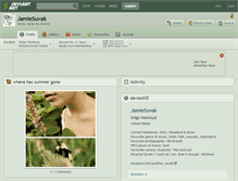 Tablet Screenshot of jamiesuvak.deviantart.com
