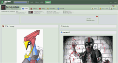 Desktop Screenshot of beelovescade.deviantart.com