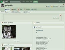 Tablet Screenshot of norlyowlplz.deviantart.com