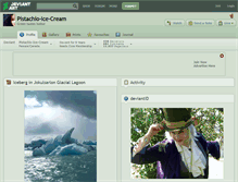 Tablet Screenshot of pistachio-ice-cream.deviantart.com