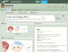 Tablet Screenshot of animezirow.deviantart.com