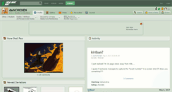 Desktop Screenshot of darkchicken.deviantart.com