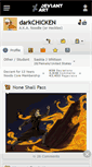 Mobile Screenshot of darkchicken.deviantart.com