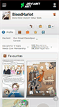 Mobile Screenshot of bloodharlot.deviantart.com