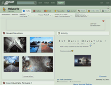 Tablet Screenshot of makavelie.deviantart.com
