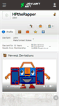 Mobile Screenshot of hptherapper.deviantart.com