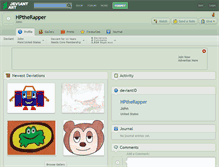 Tablet Screenshot of hptherapper.deviantart.com