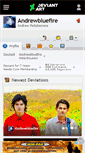 Mobile Screenshot of andrewbluefire.deviantart.com