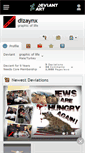Mobile Screenshot of dizaynx.deviantart.com