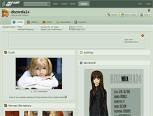 Tablet Screenshot of discordia24.deviantart.com