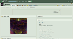 Desktop Screenshot of flameborn.deviantart.com