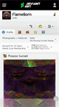 Mobile Screenshot of flameborn.deviantart.com
