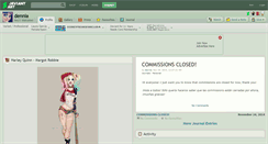 Desktop Screenshot of dennia.deviantart.com