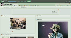 Desktop Screenshot of madhatter-lady.deviantart.com