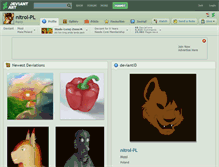 Tablet Screenshot of nitrol-pl.deviantart.com