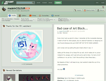 Tablet Screenshot of madeincolour.deviantart.com