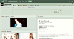 Desktop Screenshot of lady-devine.deviantart.com
