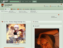 Tablet Screenshot of kuromidorii.deviantart.com