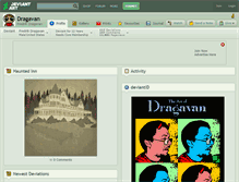 Tablet Screenshot of dragavan.deviantart.com