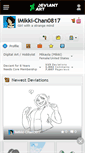 Mobile Screenshot of imikki-chan0817.deviantart.com