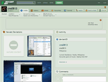 Tablet Screenshot of cns0813.deviantart.com